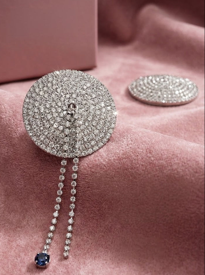 Pezoneras Anaïs Plateado Talla única