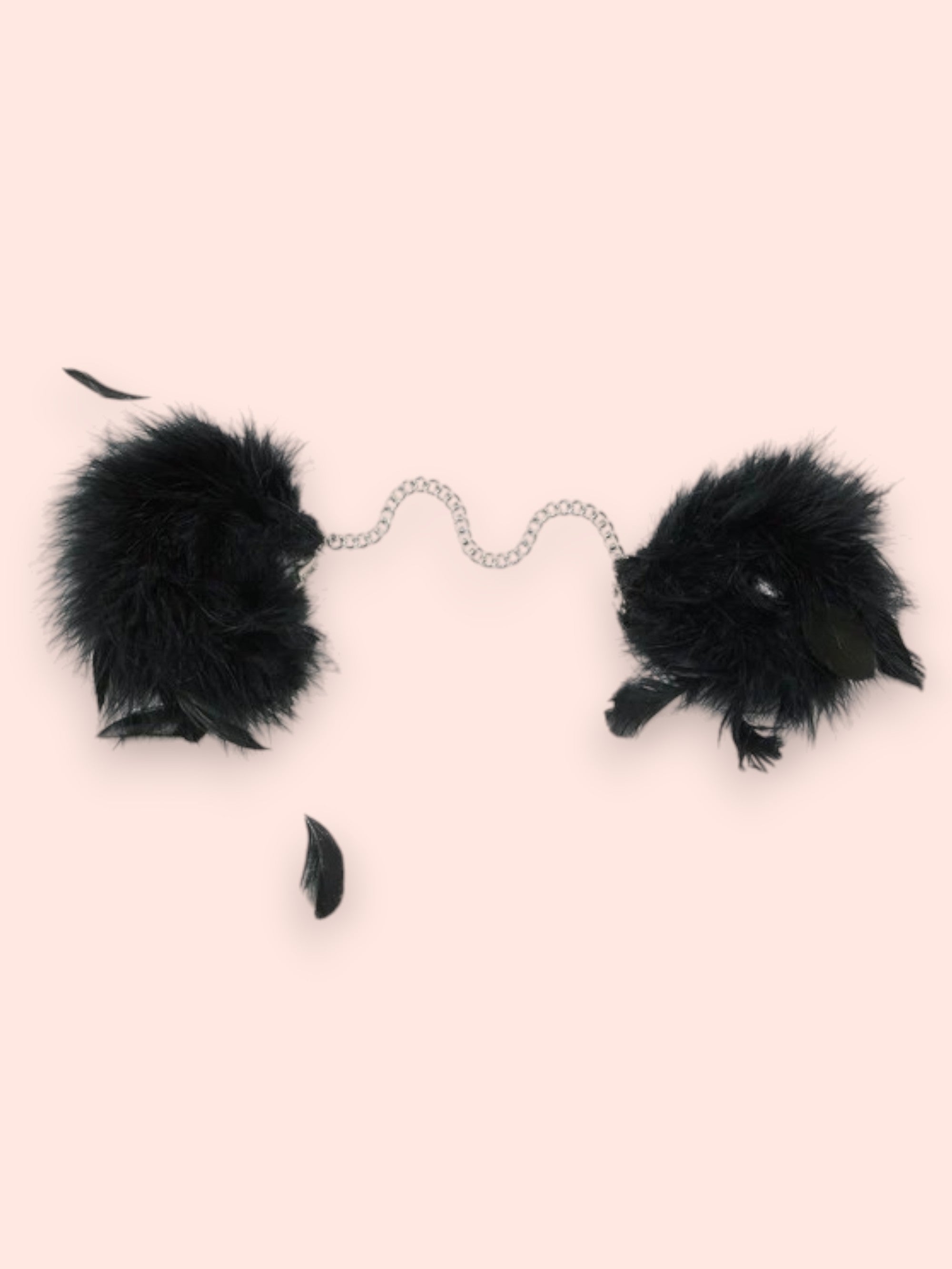 Esposas S Pleasures Feather Negro